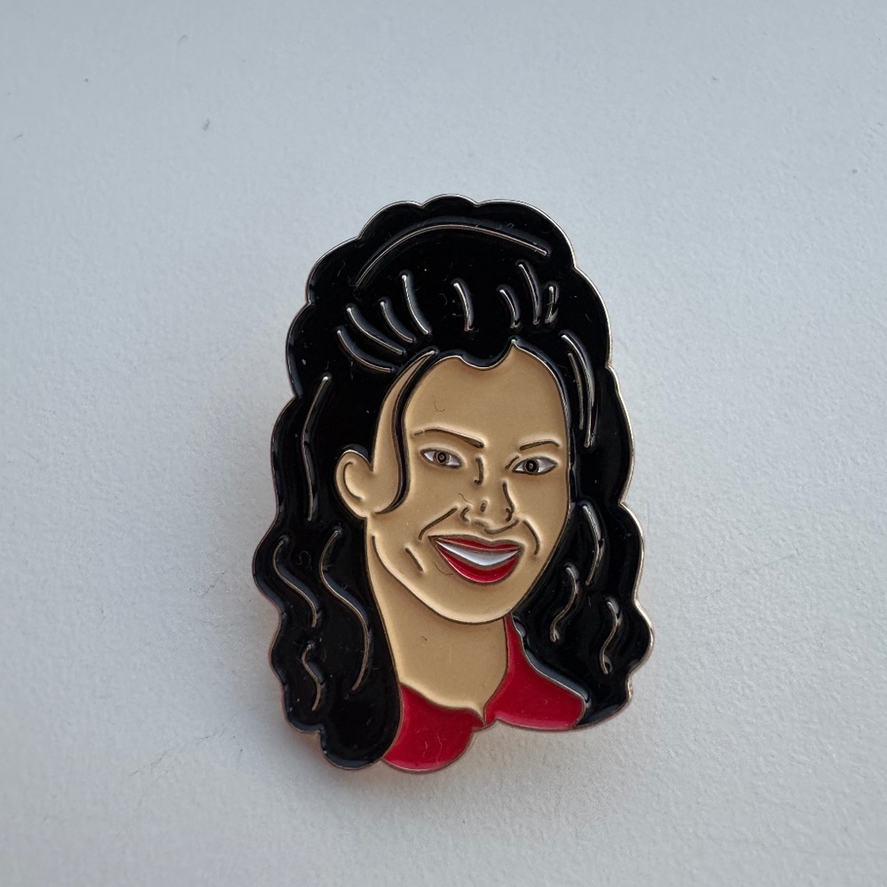 Fran Fine Enamel Pin | The Nanny Retro TV Fan Brooch - Picture 2 of 3